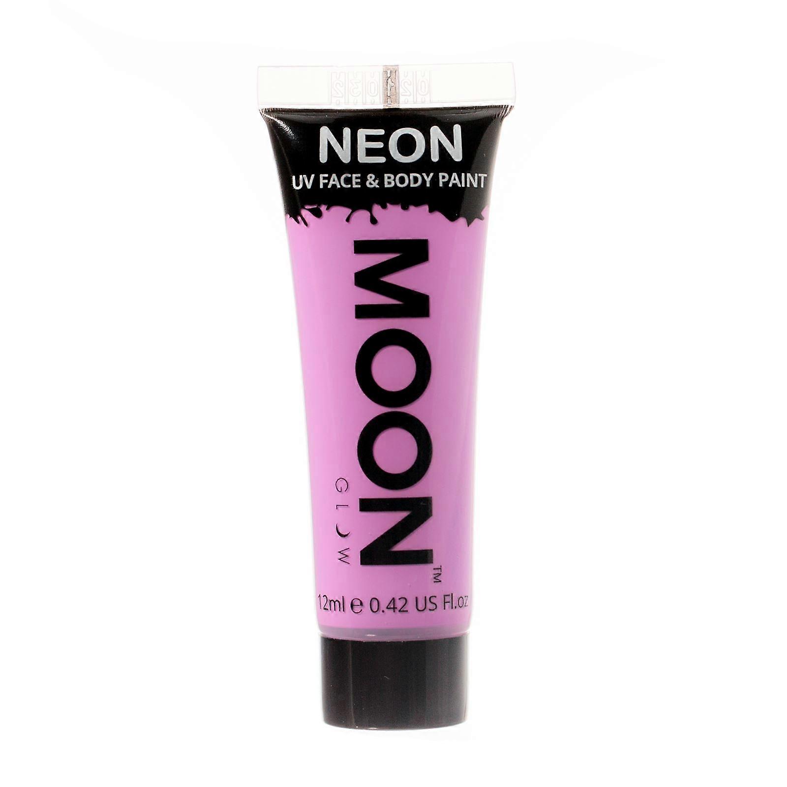 Moon Glow - Peinture visage UV pastel néon - Lilas pastel