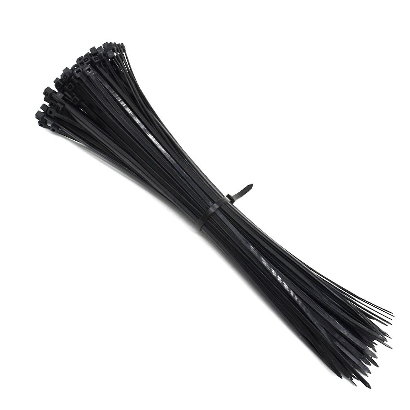 200pcs Plastic Cable Zip Ties Heavy Duty Push Mount Assortment Tool Suitable