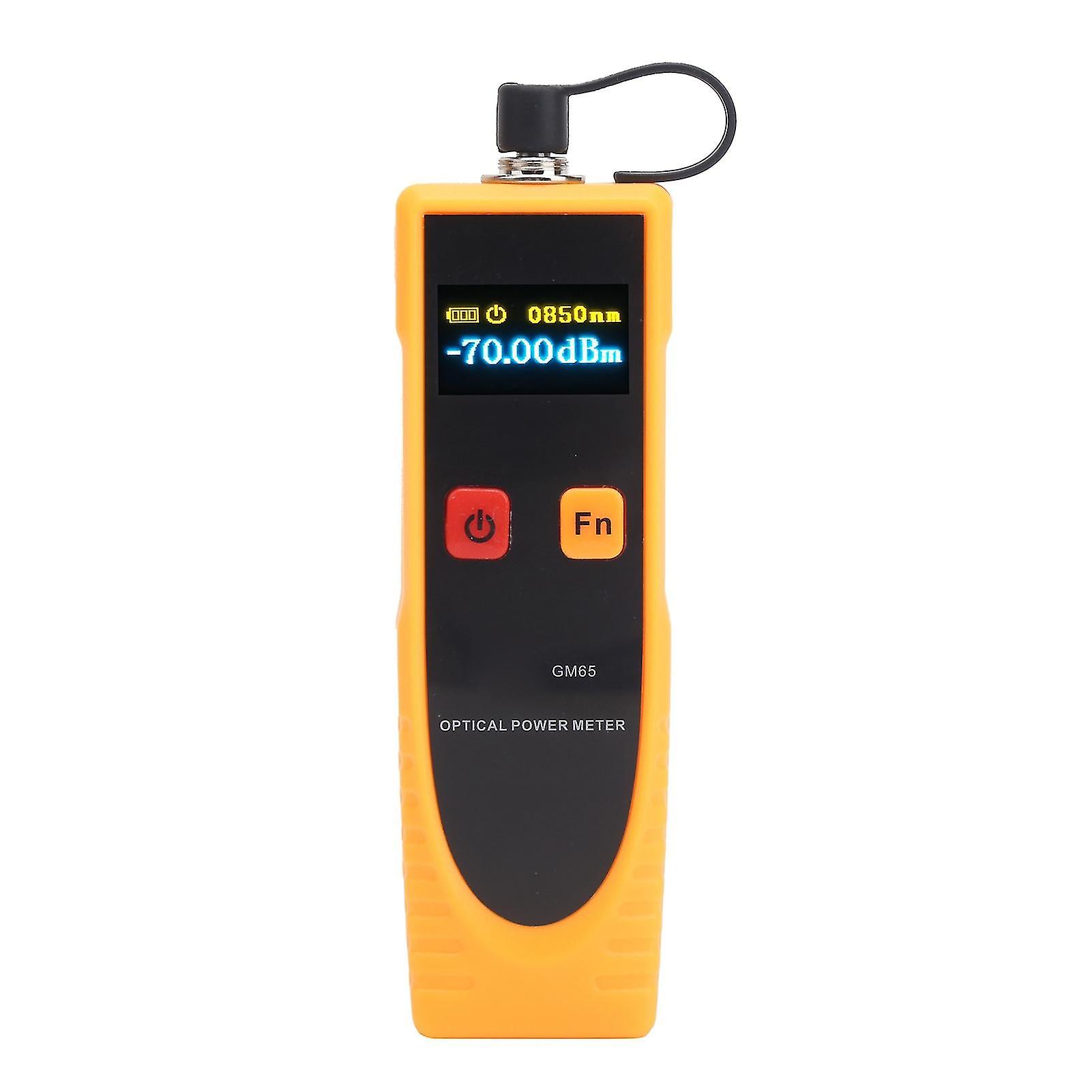 Gm65 70dbm6dbm Mini Optical Power Meter Universal Optical Interface Design Fiber Testing Tool
