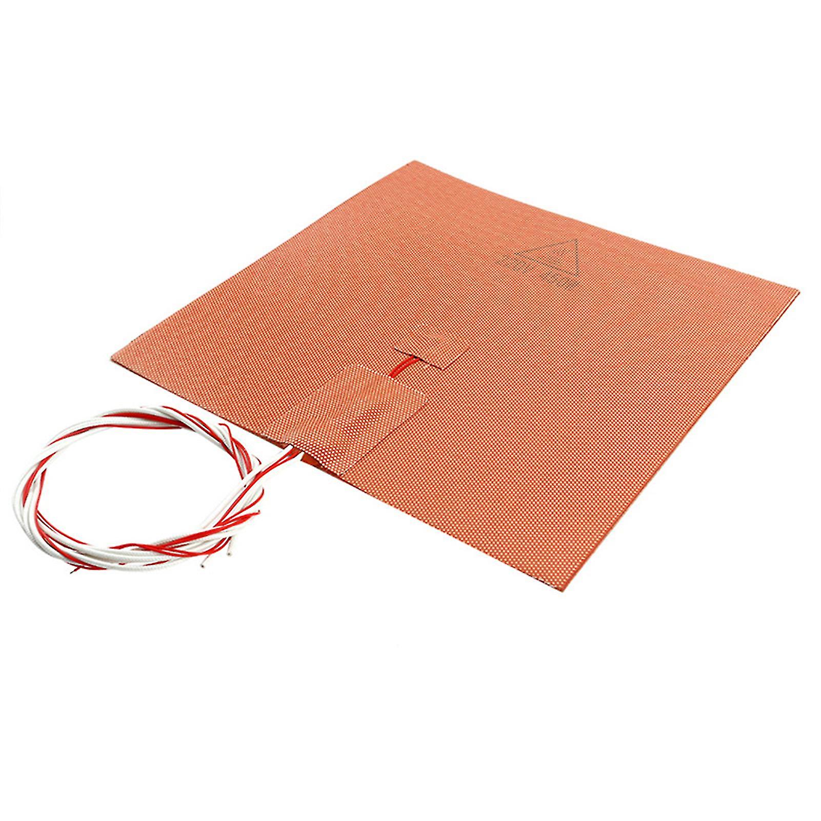 220v 450w Practical Silicone Heating Pad Rapid Heating High Thermal Efficiency Conversion Soft 3d Printer Silicone Heated Pad For Workshop