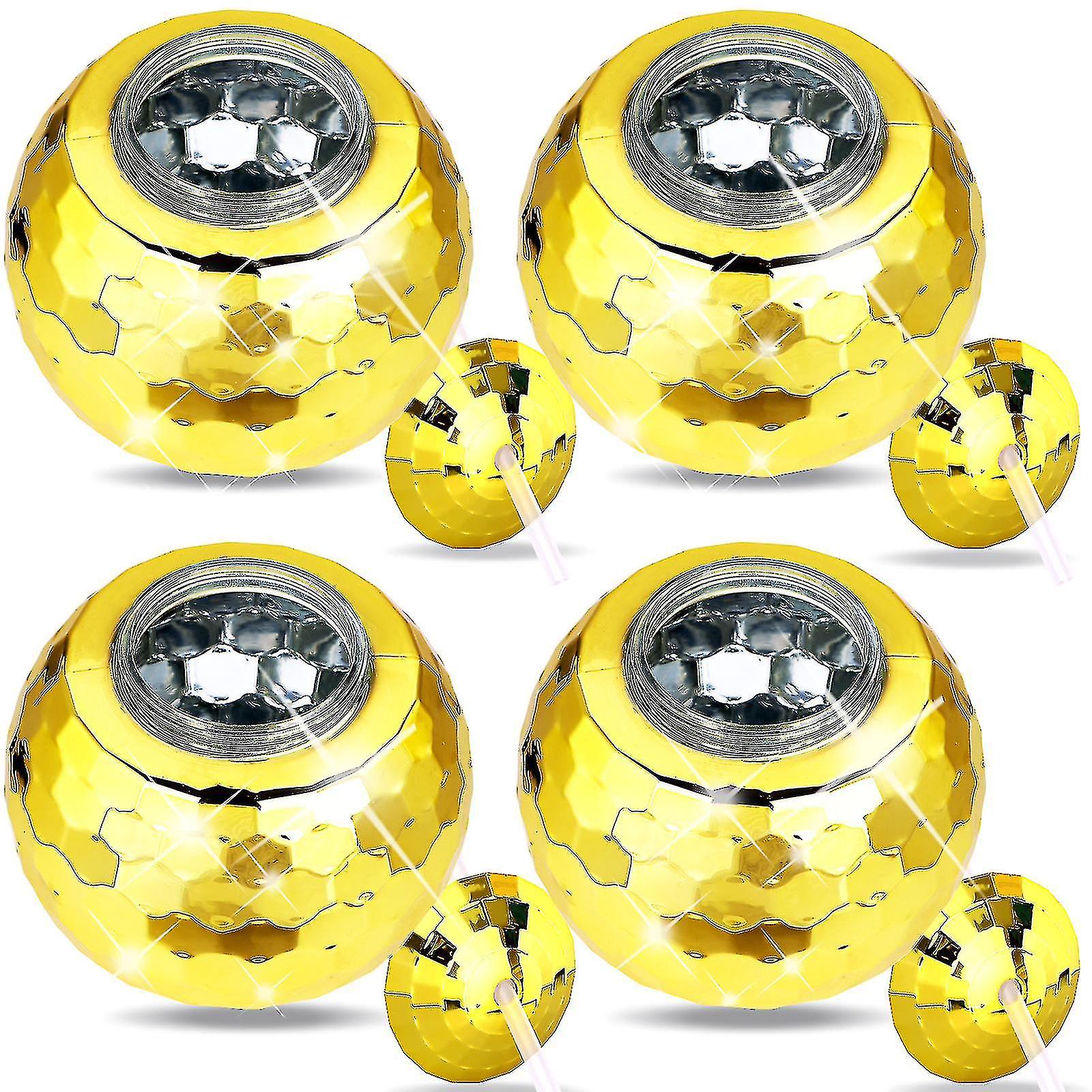 4 Pieces Disco Wine Cups Disco Flash Ball