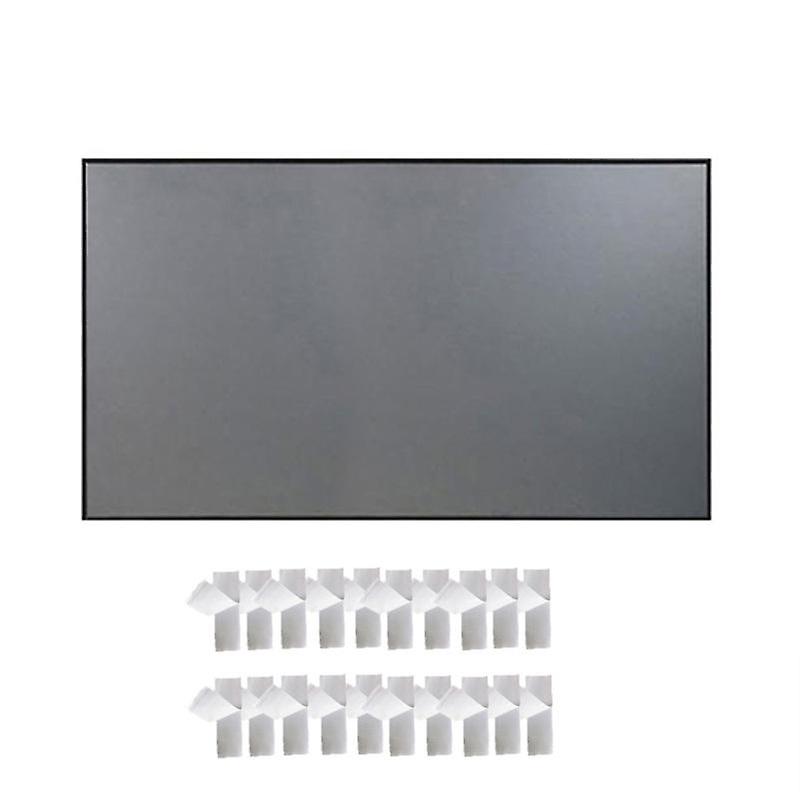 60/72/84/92/100/110/120/130 אינץ ' מסך וידאו הקרנה מתקפל נגד אור