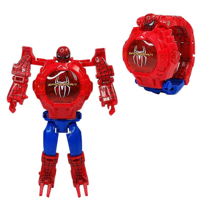 Barnklocka spiderman digital armbandsklocka figur klocka