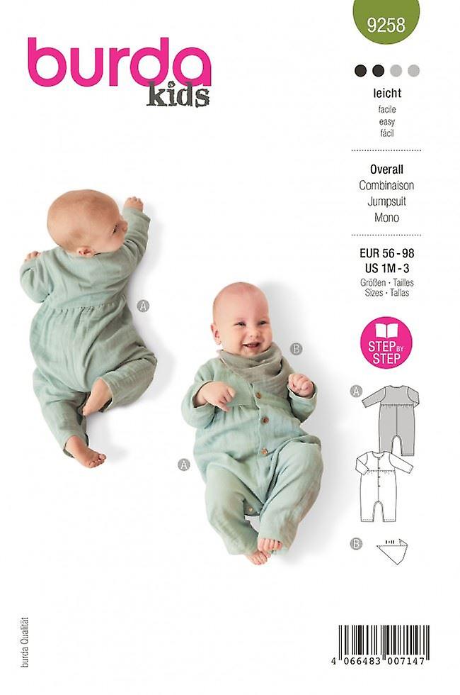 Burda Paper Sewing Pattern 9258