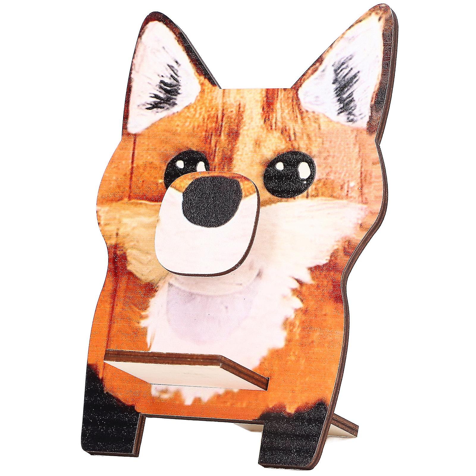 Animal Shape Glasses Holder – Unique Natural Odorless Composite Wood Eyeglasses Display Stand for Home Decor