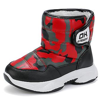 Kinder Winter Rutschfeste verdickte Schneestiefel Kinder Jungen Mädchen High-Top Fleece Stiefel Schuhe Daor3079