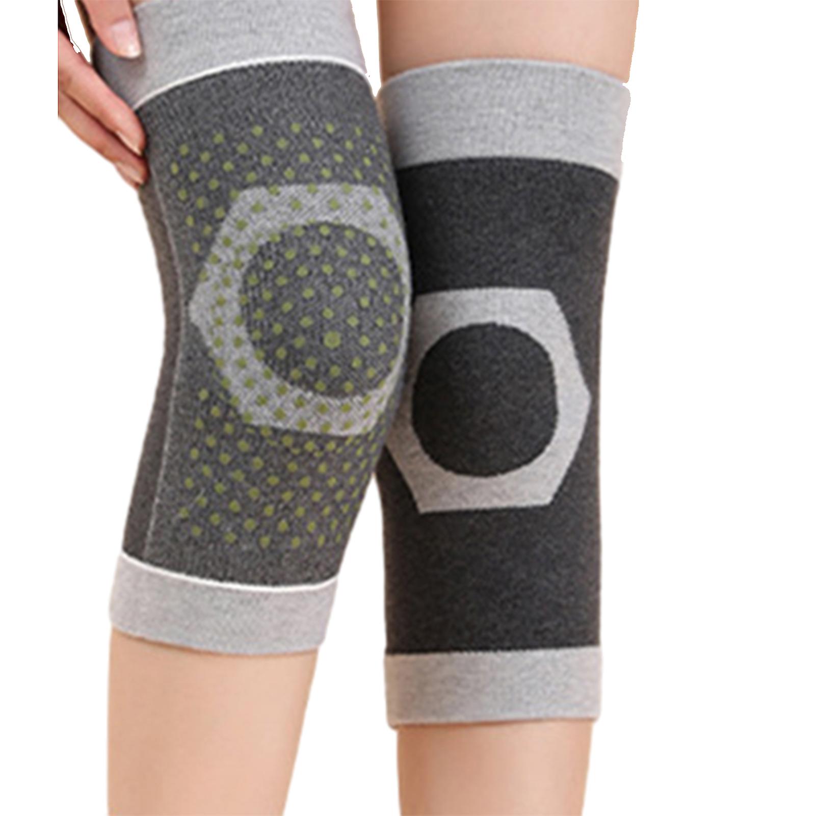 High Elastic Heated Knee Pads with Mugwort Portable Knees Protective Pads for Knee Fatigue Relief
