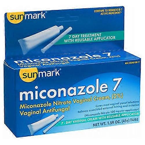 Sunmark Miconazole 7 Vaginal Antifungal Reusable Applicator, Count of 1 (Pack of 1)