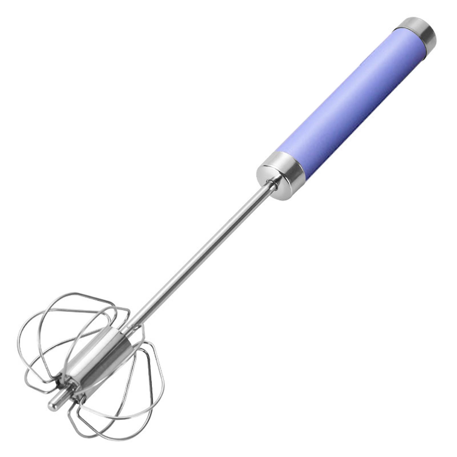 Household Handheld Egg Push-Type Whisk Non-Slip Practical Food Mixer for Cooking