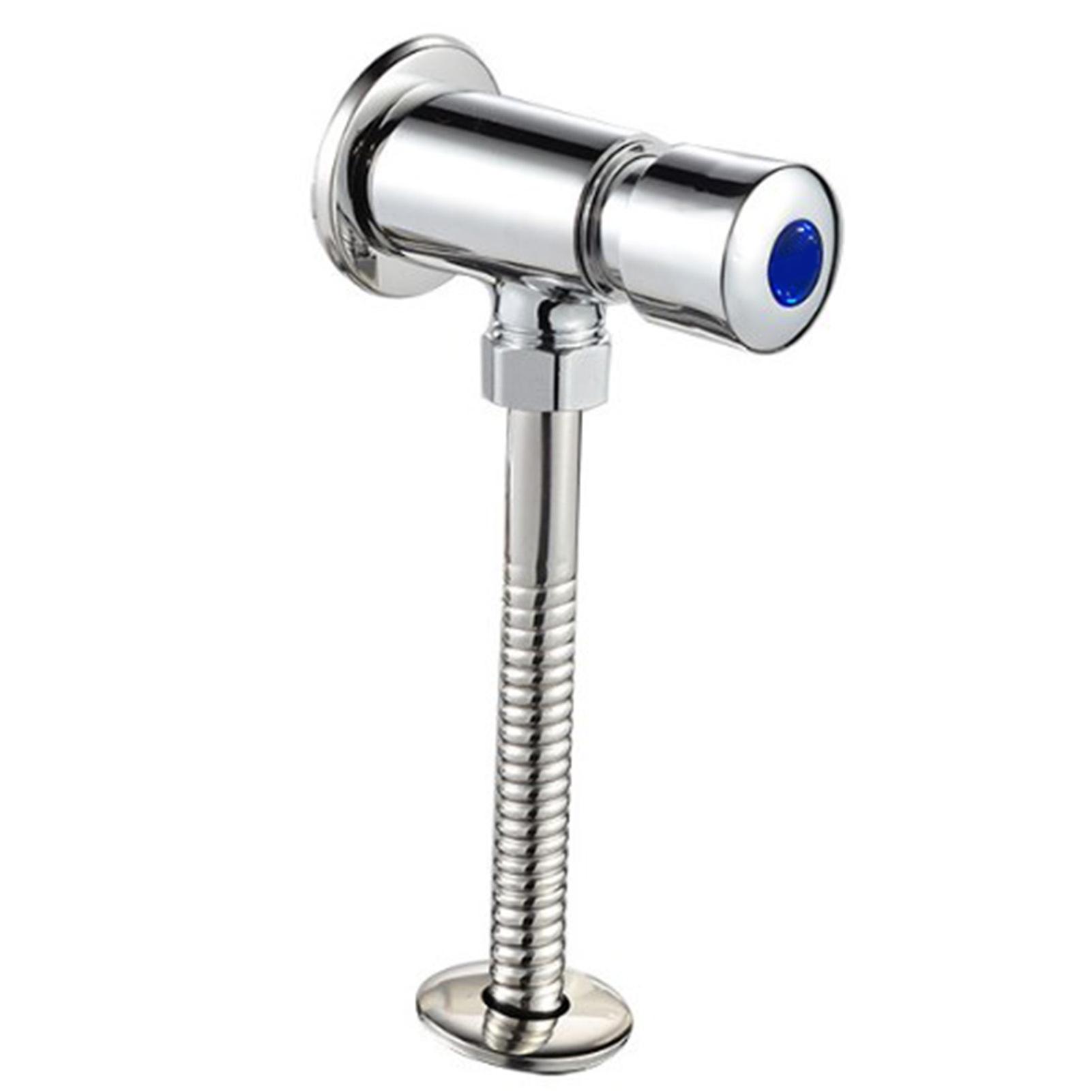 Urinal flush valve push button, time delay flush valve, toilet tank replacement parts