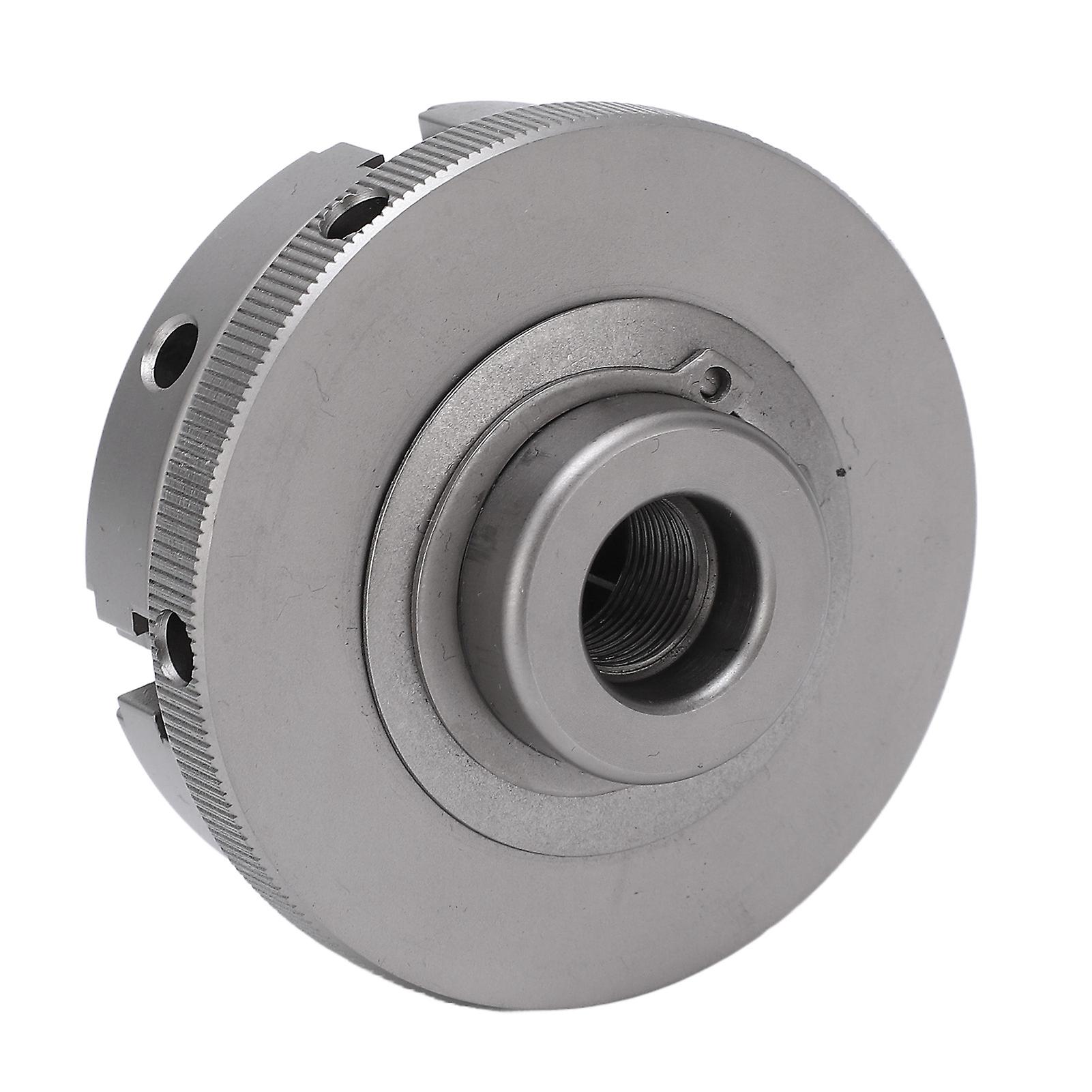 2.5in 4 Jaw Lathe Chuck Reversible Self Centering Chuck with 2 Levers Woodworking Clamping Tool 