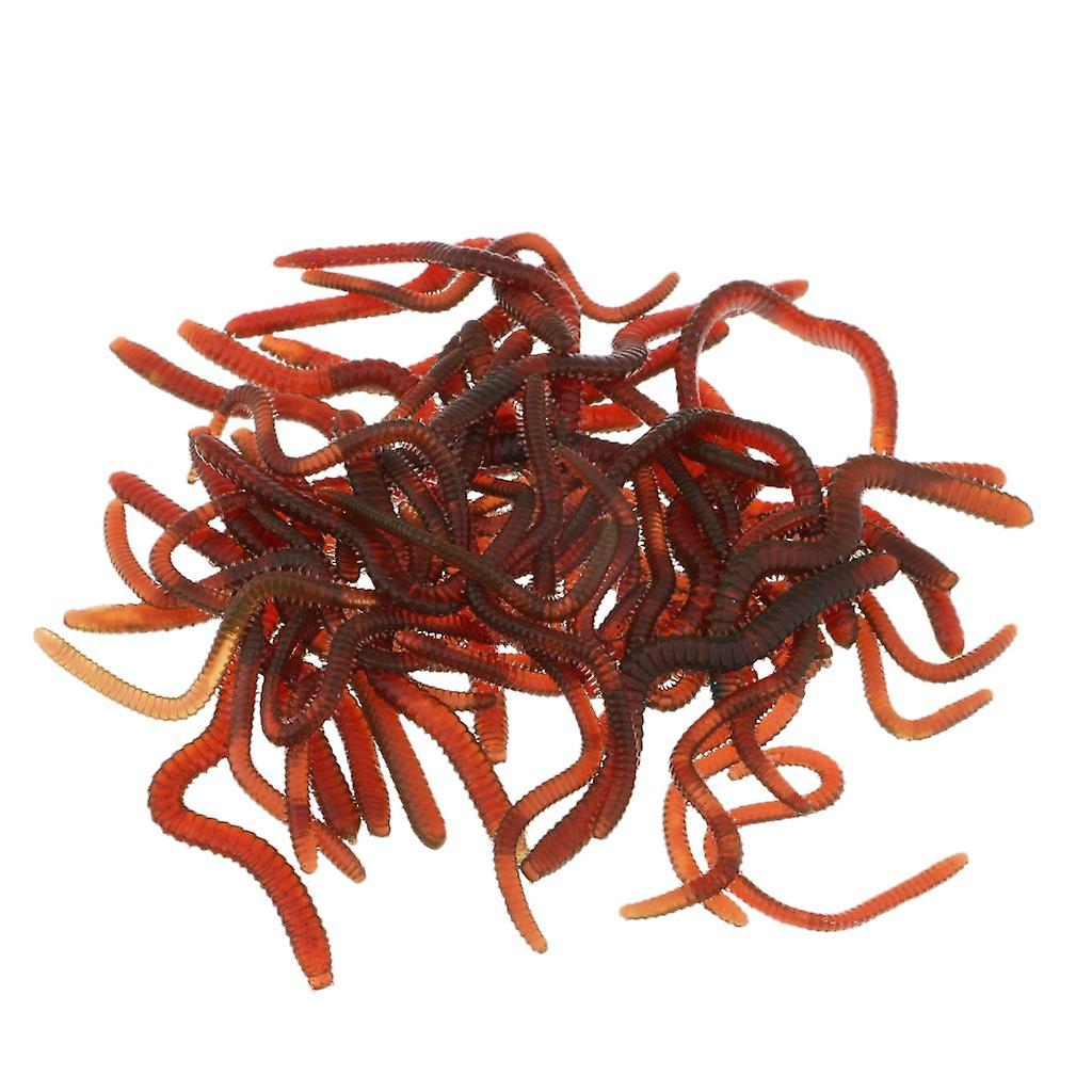 Imitation Earthworm Design Artificial Soft Silicone Bait Bionic Fishing Lure