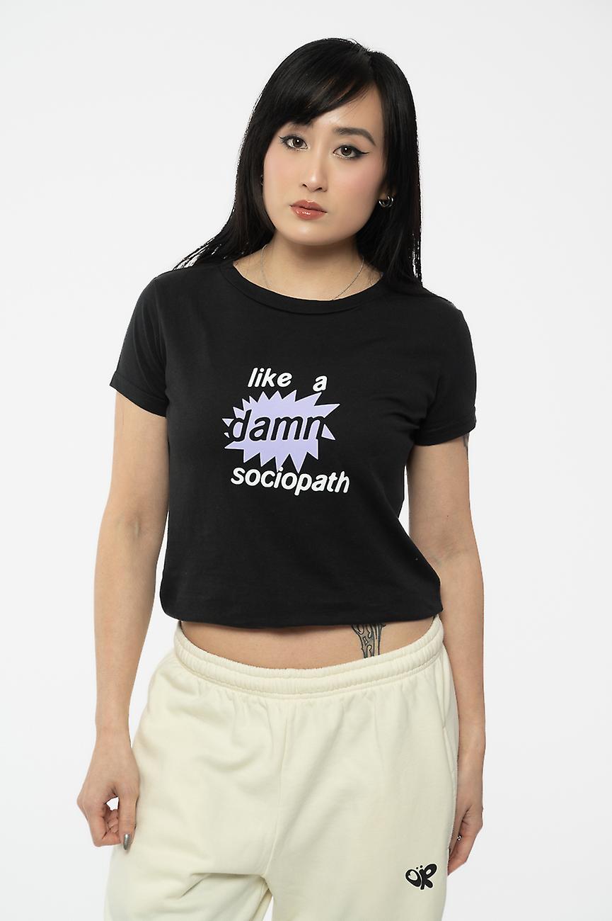 Olivia Rodrigo Like A Damn Sociopath Crop Top