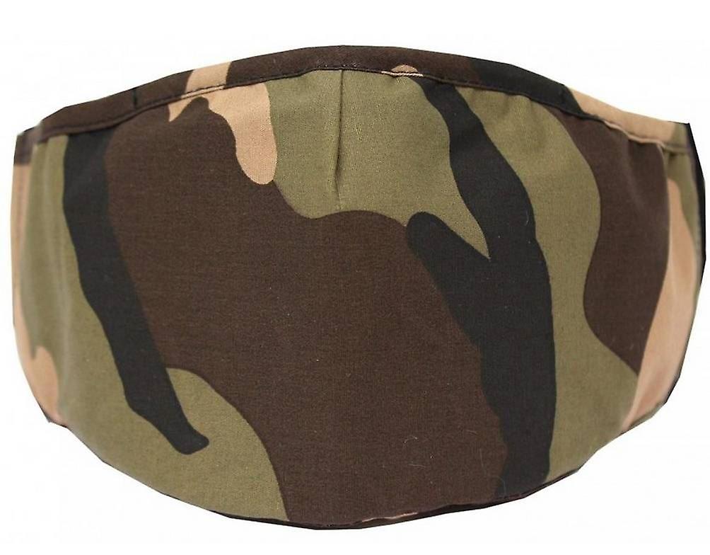 David Van Hagen Camouflage Reusable Face Mask - Green