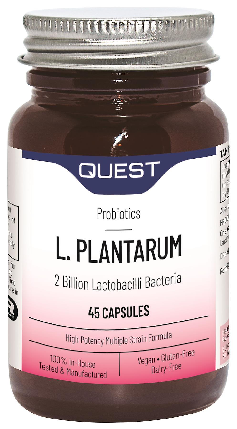 Quest L Plantarum - Probiotic Bacteria - 45 Vegicaps