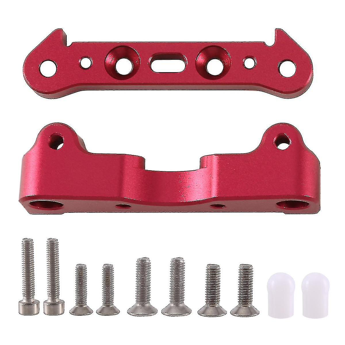 Supporto Braccio Inferiore Sospensione Posteriore In Alluminio Rosso Per Arrma 1/5 Kraton 8S E Outcast 8S – Ricambio ARA330555/588/557 - 6