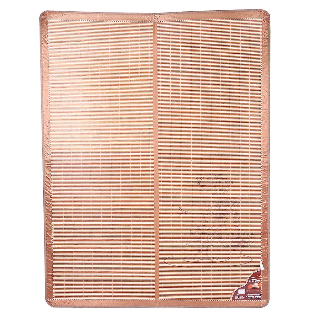Portable Carbonized Bamboo Mat Mattress Double‑sided Folding Summer Cooling Mat180x195cm