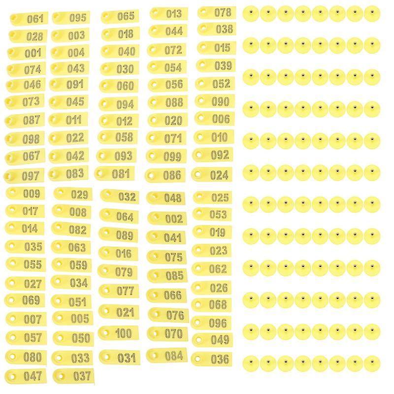 100 stk. ID-brikker for husdyr