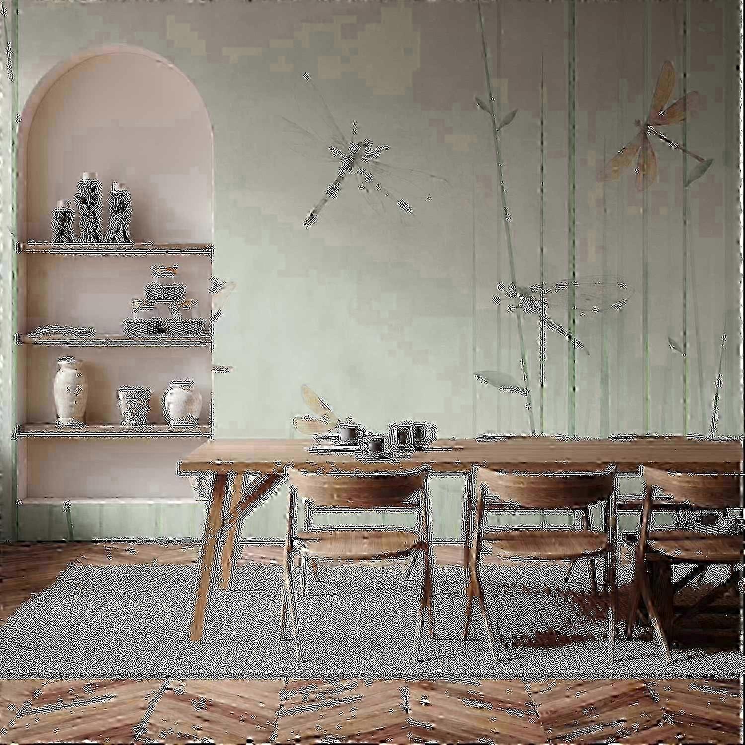 Wall Mural - Dragonflies in the Meadow