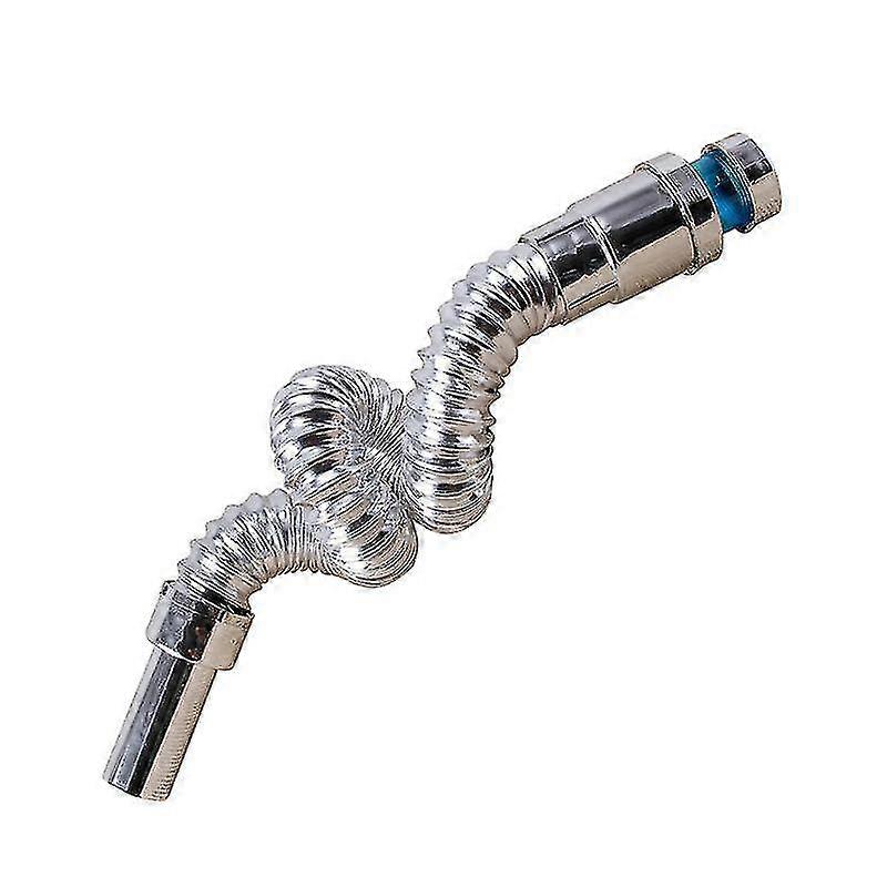 Drain Hose Short Flexible Retractable Odor Resistant Drain Pipe Sink Basin Water Drain Pipe Hose For Bathroom And Kitchen(1pc, Silver) -t