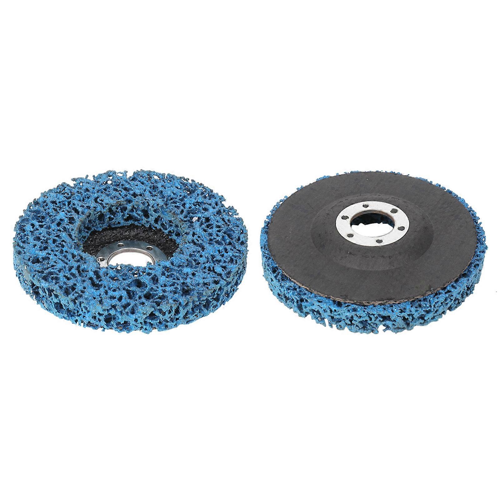 Pack of 5 poly abrasive discs for angle grinders (100 mm)