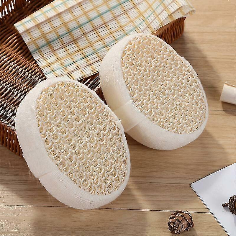 2 sisal sponge bath balls, bath balls, mud bath products