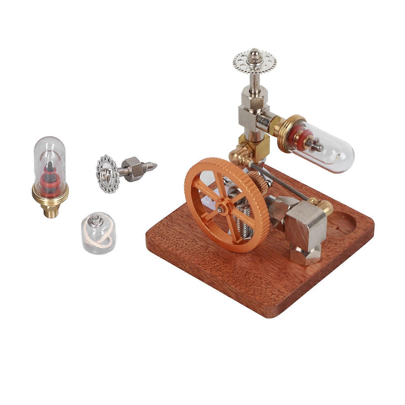 Vertical Flywheel Adjustable-Speed Hot Air Stirling Engine