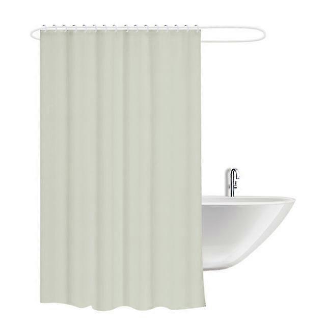 PEVA Plastic Shower Curtain Liner Mildew Resistant Shower Liner with 12 hooks