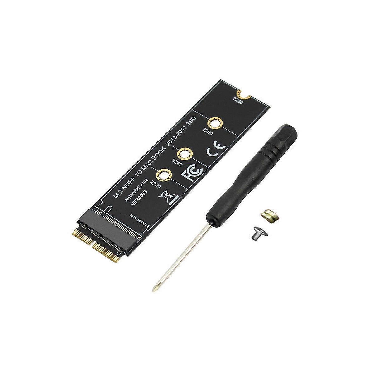 M.2 NVME SSD Convert Adapter Card for Pro Retina 2013-2017 NVME/AHCI SSD Kit for A1465 A1466 A1398 A1502