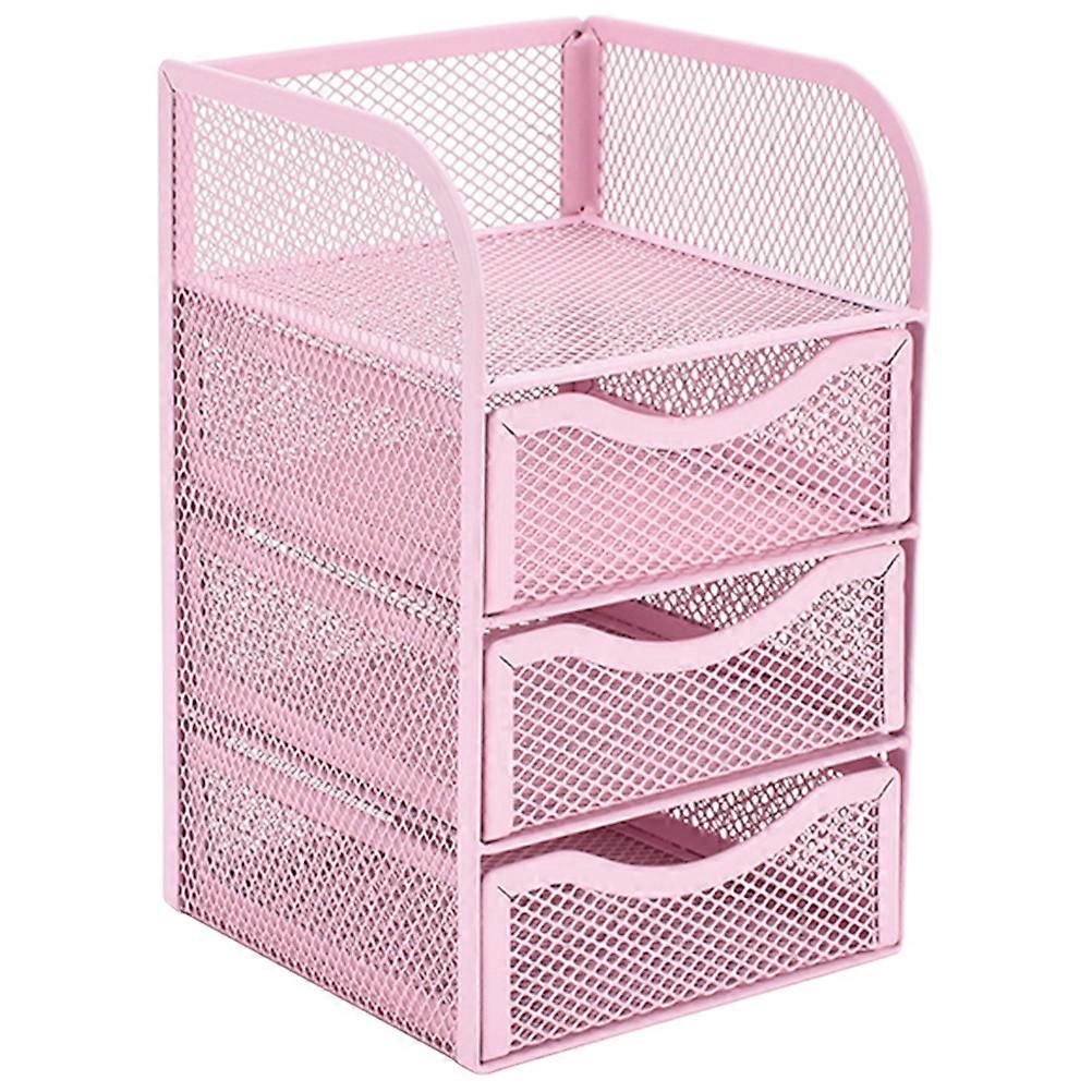 Drawer Organizer File Storage Holder File Drawer Organizer Holder Office Files Holder File Container Pink