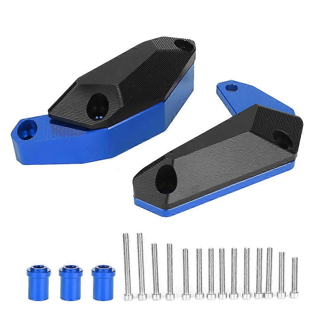 Engine Stator Slider Crash Pad Falling Frame Guard Protector Fit for Yamaha YZF R1S MT&#8209;10 FZ&#8209;10 15&#8209;20(Blue )
