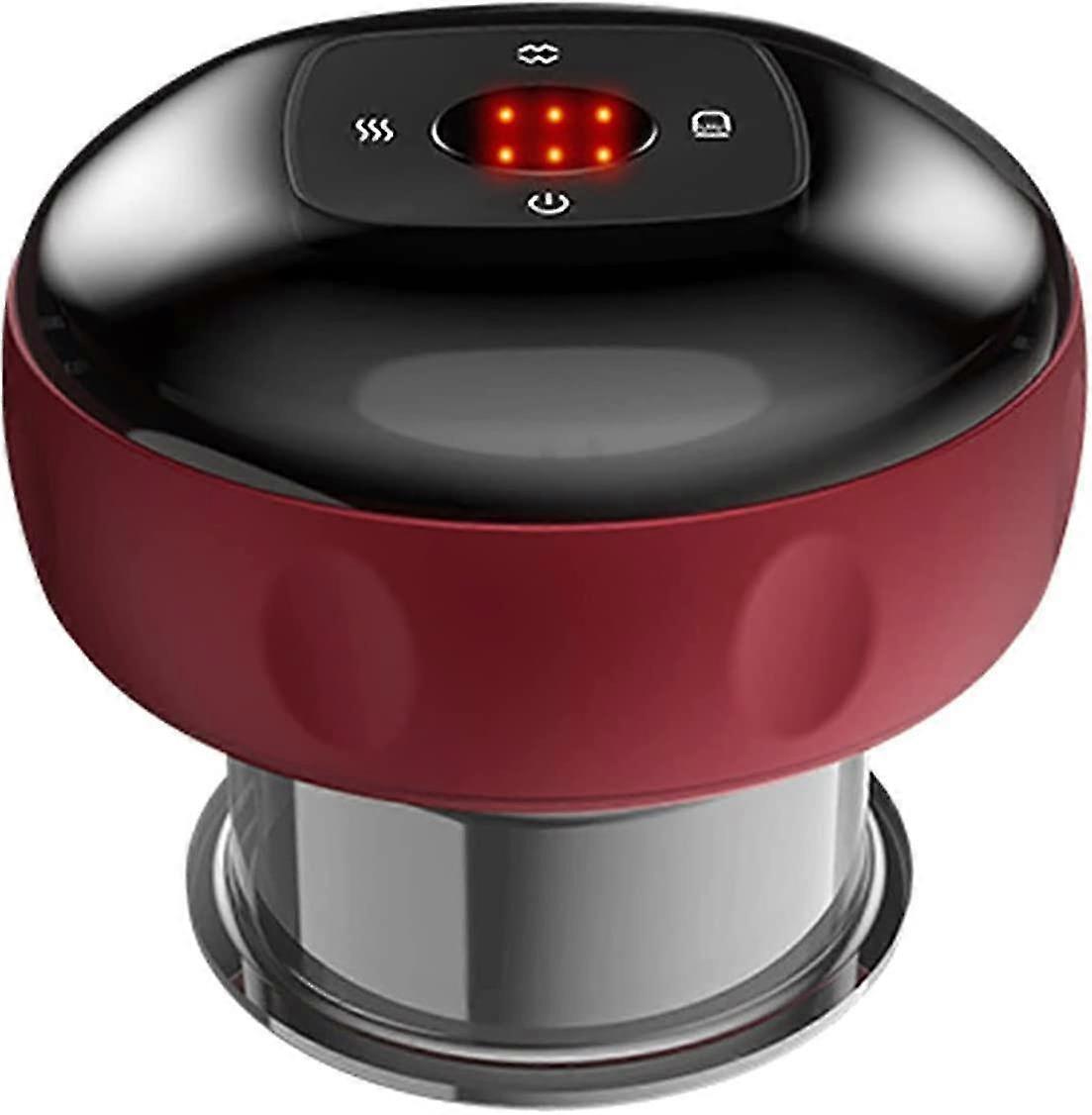 طقم حجامة كهربائي ذكي ب 6 سرعات مع علاج بالضوء الأحمر