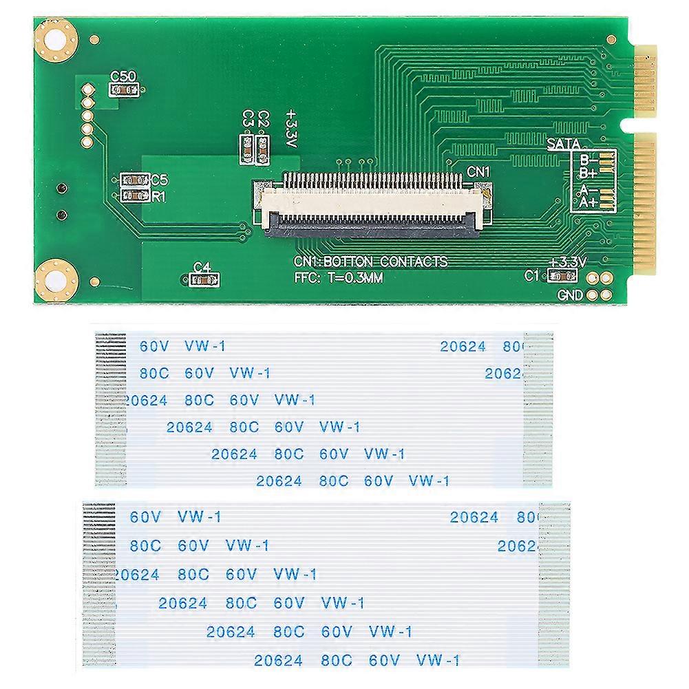 PCI E to CE Adapter Card PCI E to ZIF Transfer Card with 2Pcs Flexible Flat Cable