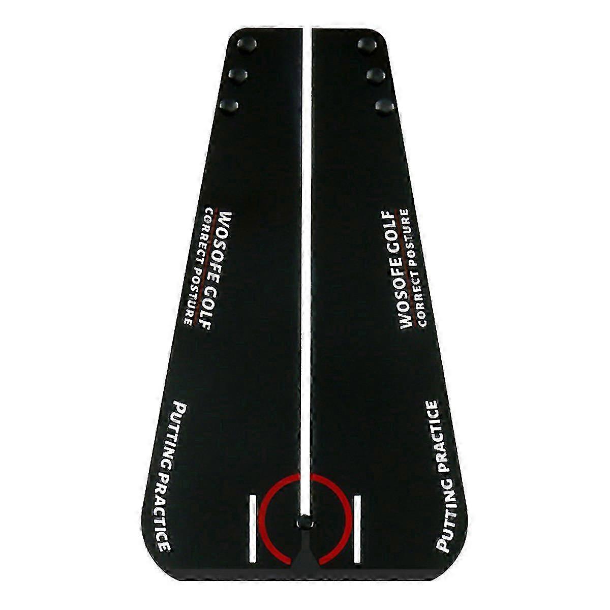 Portable Golf Putting Mirror Training Tools Golf Putting Alignment Swing Trainer Straight Practice