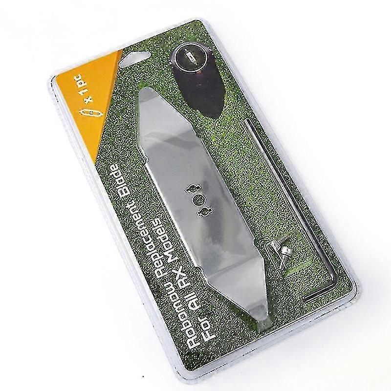 4 pezzi / set di lame di coltello in acciaio inossidabile di ricambio e chiave esagonale per Robomow RX