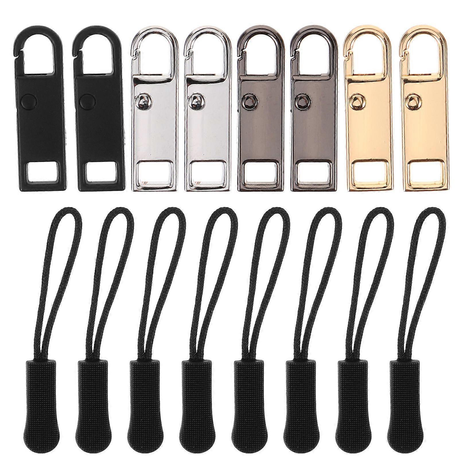 1 Set of Zipper Pulls Bag Zipper Handle Replacement Zipper Pulls Coat Zipper Accessories