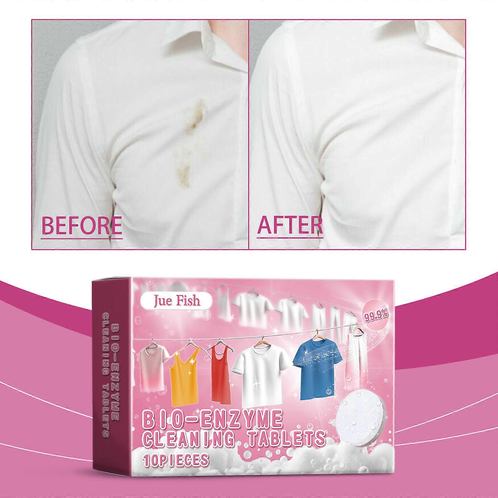 Multi-functional Bio-enzyme Cleaning Tablets,,Laundry Detergent Sheets,Multipurpose Cleaner for Clothes,Pillowcases,Curtains