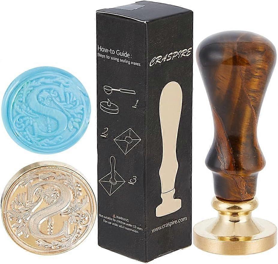 1Box Letter S Olive Wax Seal Stamps