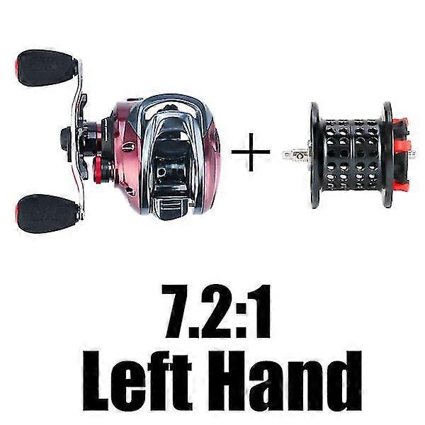 Red fox series hg xg 7.2:1 8.1:1baitcasting reel centrifugal brake system 13lbs ultra-light fishing reel 192g