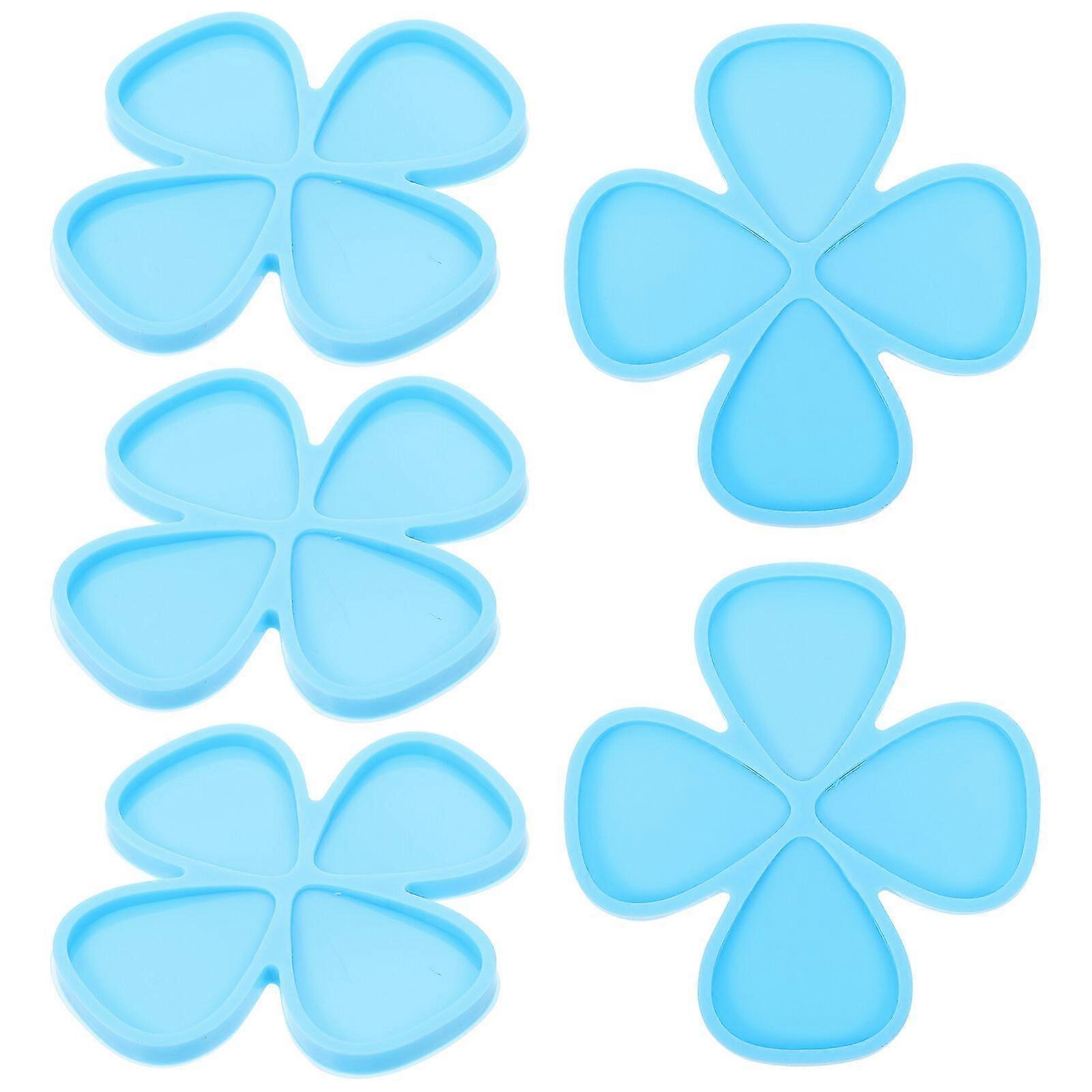 5pcs Epoxy Resin Silicone Mold Diy Handmade Plectrums Craft For Guitar Picks