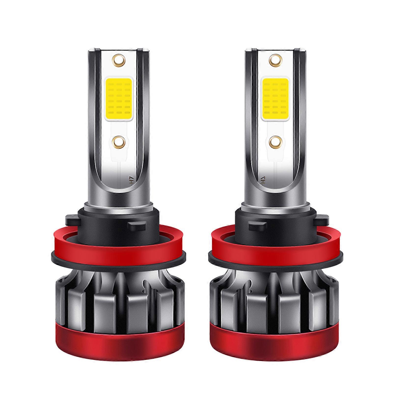2PCS H8/H11 LED Fog Light Bulbs 3000K Yellow 3000 Lumens 30W High Power LED Fog Light DRL Bulbs for Cars Trucks