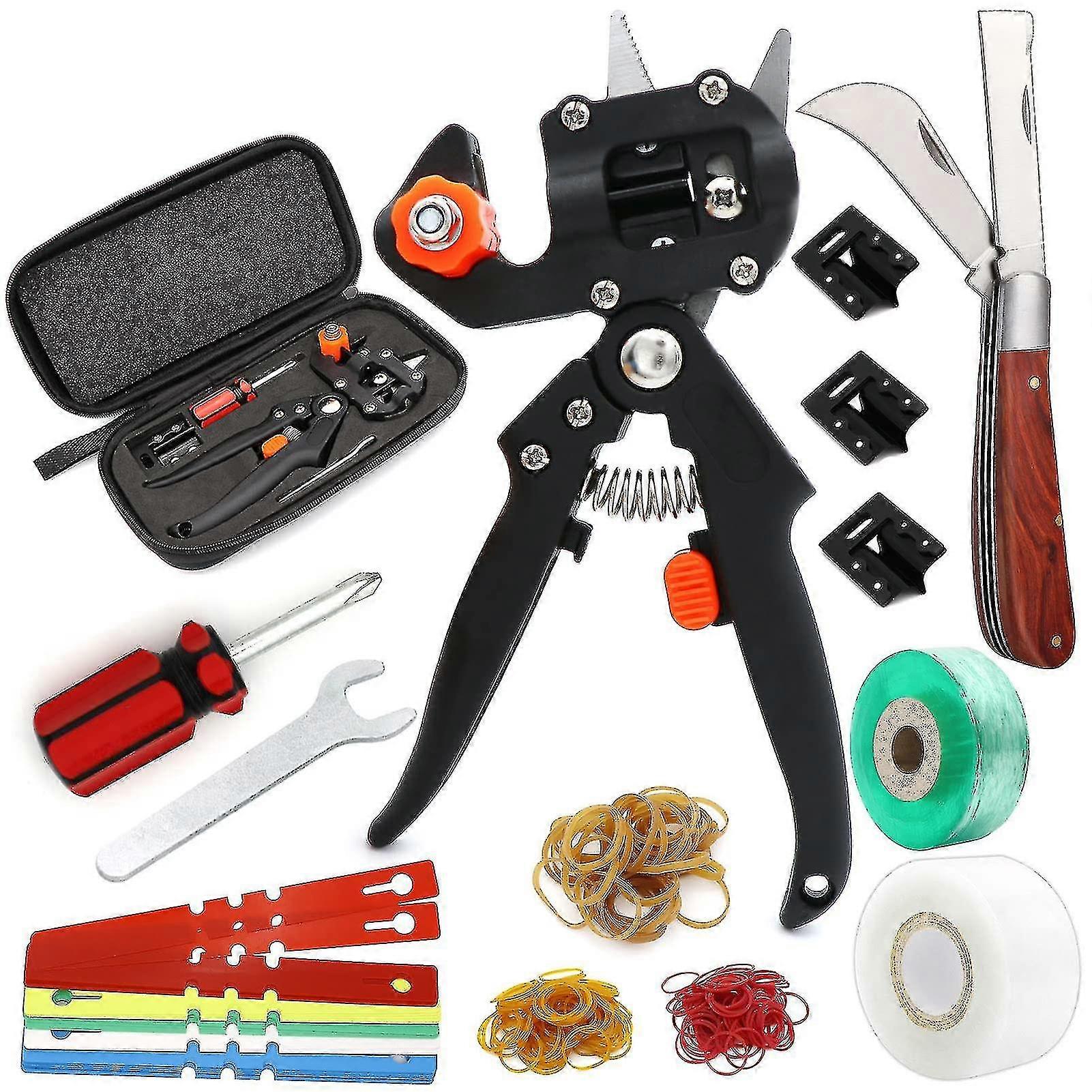 2023 - Garden Grafting Tool, 2 In 1 Garden Pruning Tool Including Grafting Knife Replacement Blade For Grafting