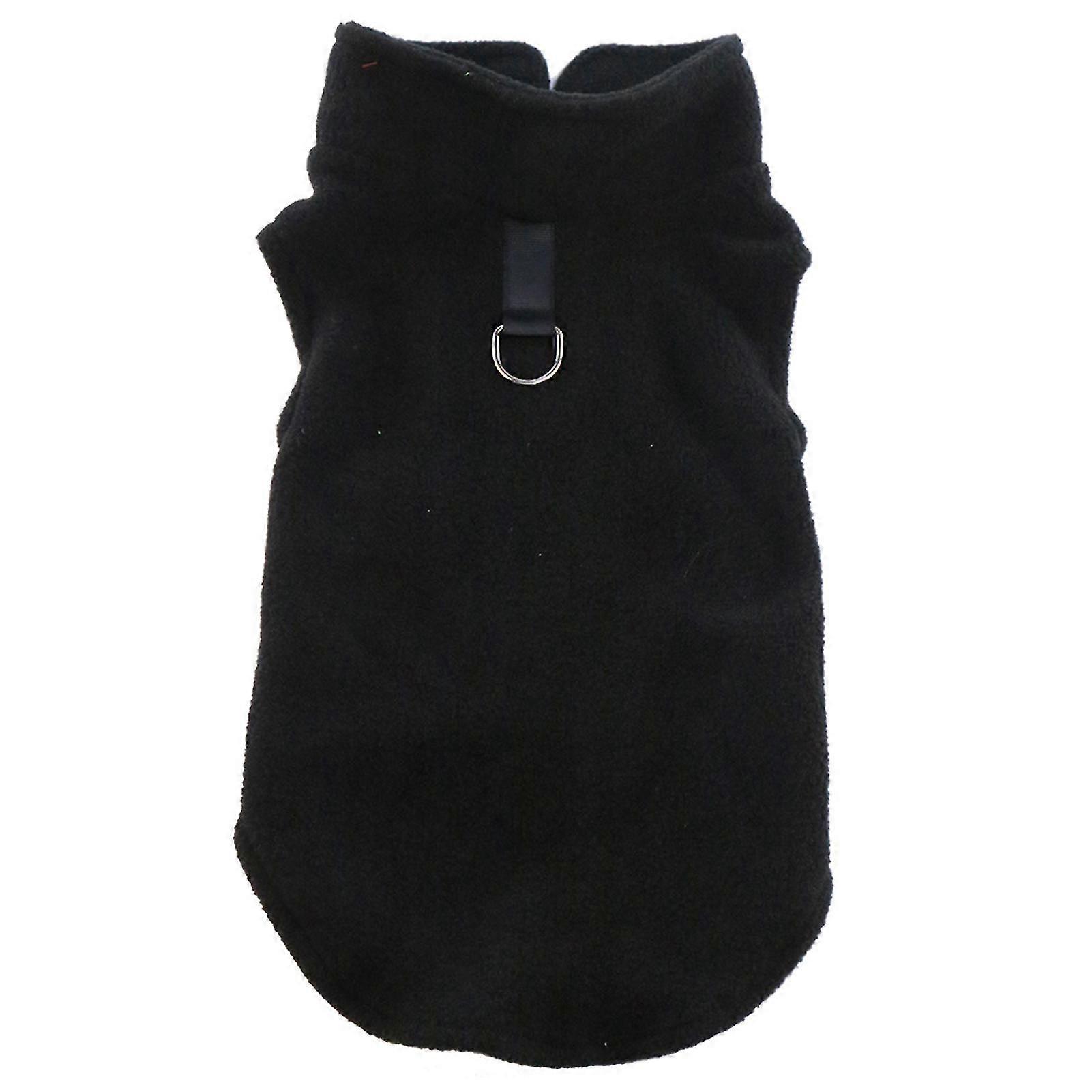 Soft Pet Warm Coat with D-ring Buckle Washable Breathable Pet Overalls for Small Cat Dog