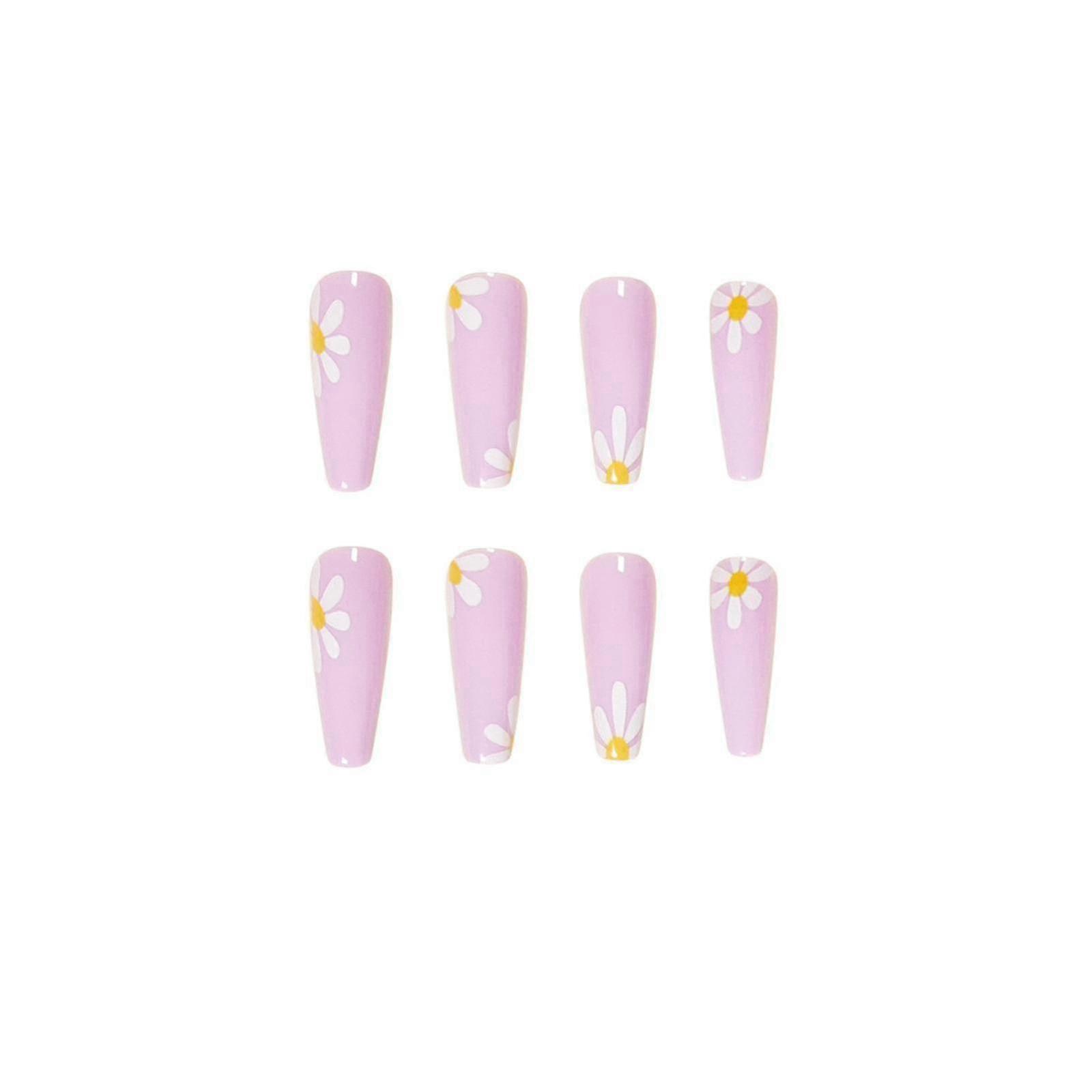 Fake Nails Extra Long Press On Nails False Nails Colorful False Nail 24 Pcs