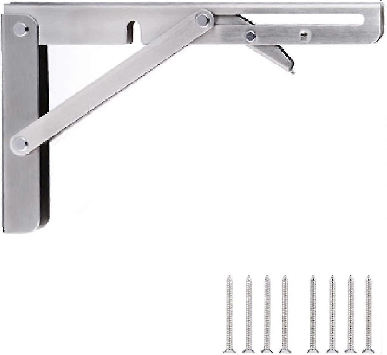 قوس رف قابل للطي من الفولاذ المقاوم للصدأ المصقول ، قوس الزاوية اليمنى (201 من الفولاذ المقاوم للصدأ - 40 سم)