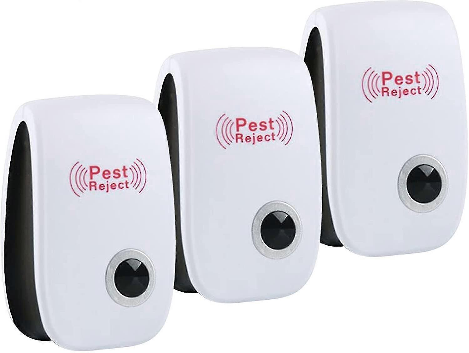 3 Pack Ultrasonic Pest Repeller, Plug In Pest Control Ultrasonic Repellent