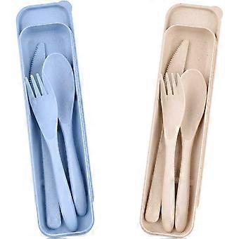 Camping Cutlery Set, 2 Pack