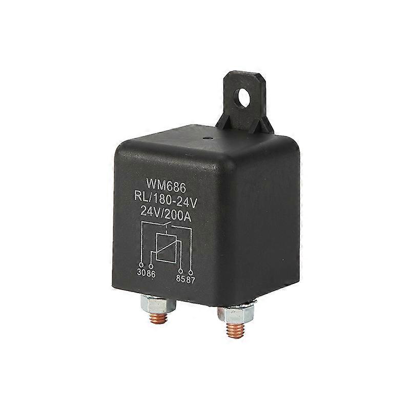 Car Relay Heavy Duty Split Charge Relay Switch 12V/24V DC 200A 4 Pin Continuous Relay