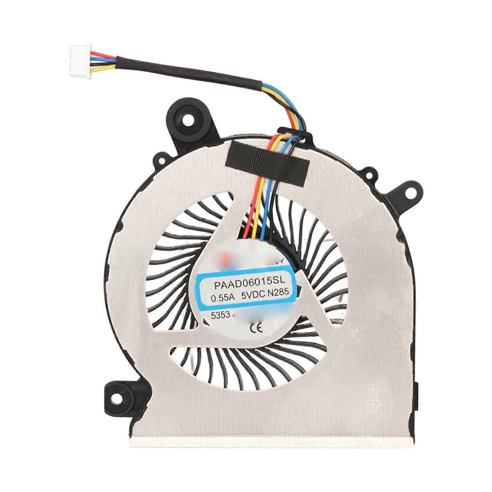 استبدال مروحة تبريد الكمبيوتر المحمول 4 دبوس موصل الطاقة متوافق مع MSI GF76 GF66 GL66 MS 1581 مروحة تبريد GPU للكمبيوتر المحمول