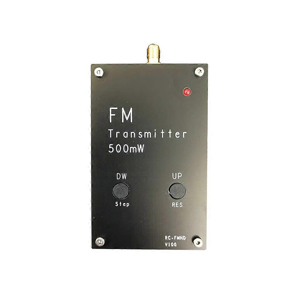 2000M 500mW  FM Transmitter FM Stereo transmitter signal 88-108MHz Audio FOR Campus Radio DSP Radio broadcast Station Receiver